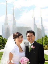 young bridal couple