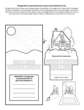 panid ti aktibidad: Bangonekto ti pamuonko ken ni Jesucristo