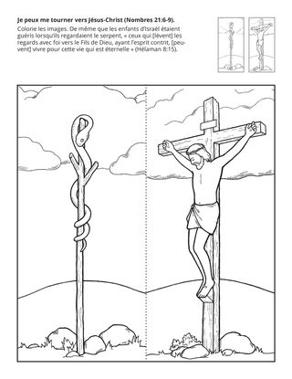 page d’activité : Je me tournerai vers Jésus-Christ.