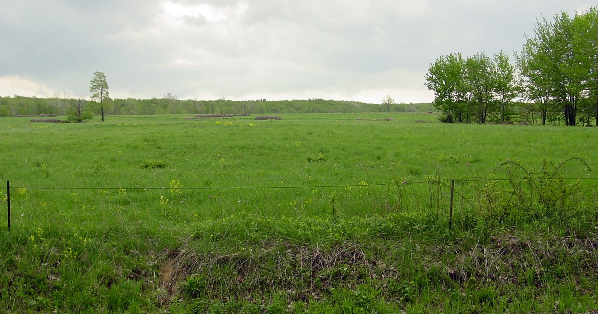 Site of Leman Copley farm in Thompson, Ohio.
