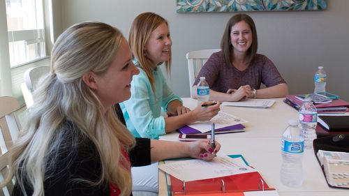 young woman leadership meeting