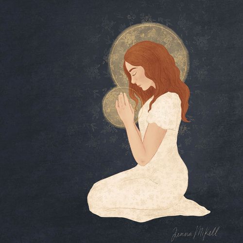 woman praying