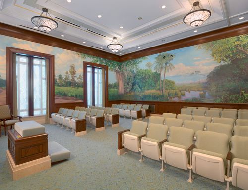 interior of the Fort Lauderdale Florida Temple