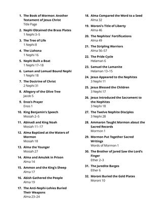 Table of Contents coloring page