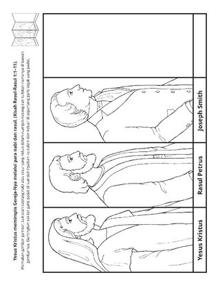 halaman aktiviti: Yesus Kristus memimpin Gereja-Nya melalui nabi dan rasul