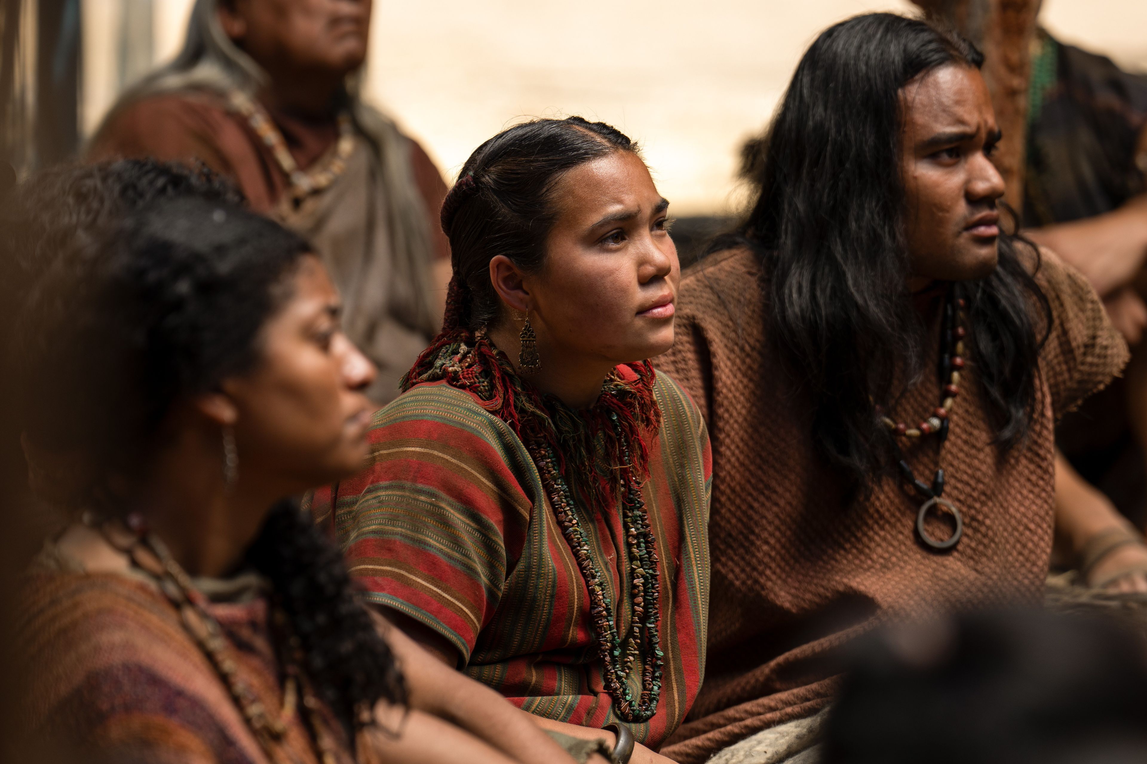 The people of Anti-Nephi-Lehi gather to hear Anti-Lehi-Nephi declare they won't prepare for war against the Lamanites.