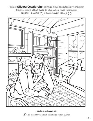 Oliver Received Answers from the Lord coloring page