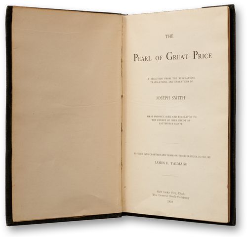 Pearl of Great Price Apostles revision title page