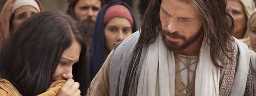 portrayal of Jesus Christ and the woman who was taken in adultry