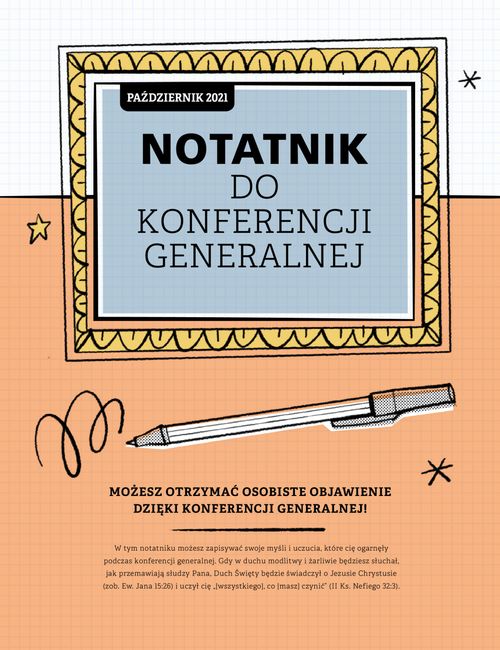 Notatnik do konferencji generalnej