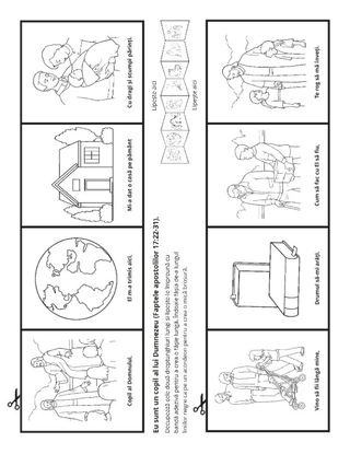 Pagină de activități: Sunt un copil al lui Dumnezeu