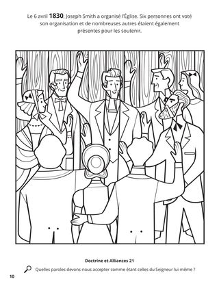 Organization of the Church coloring page