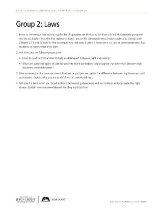 handout, group 2: laws