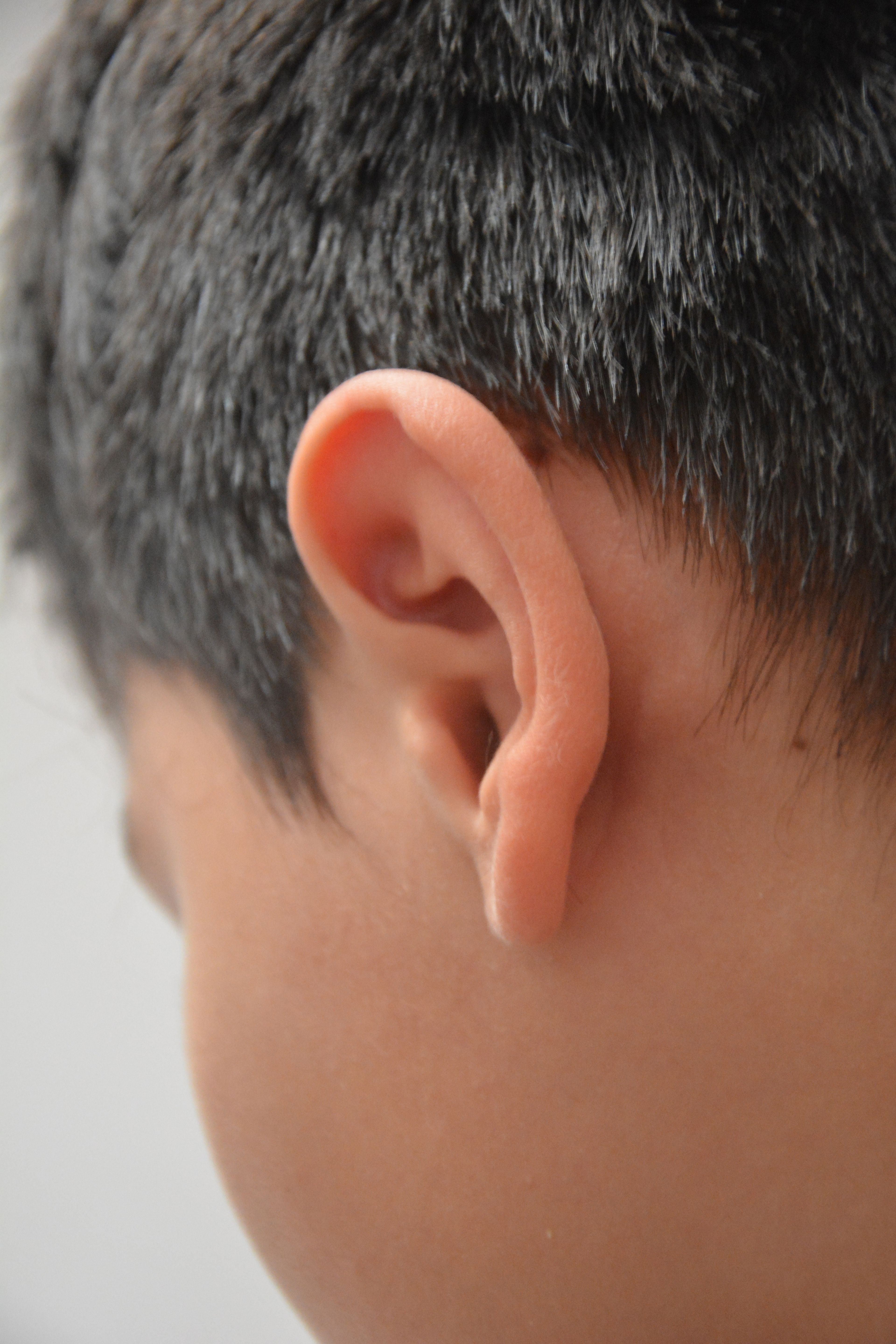 A child’s ear.