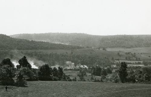 Home of Joseph Smith near Harmony, Pennsylvania : Shows the surrounding area.