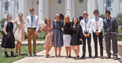 youth at temple