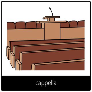 Simbolo del Vangelo “cappella”