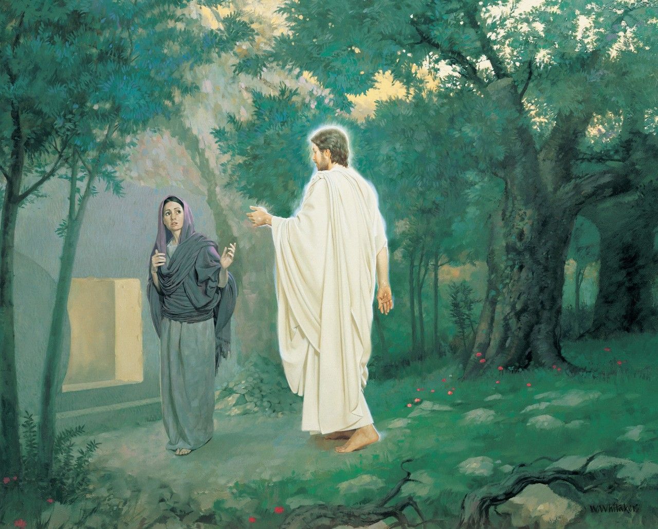 Jesús le dijo: “¡María!”, por William Whitaker
