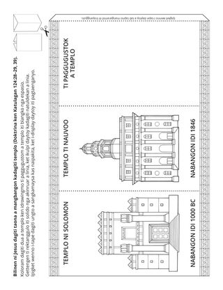 panid ti aktibidad: bilinen ni Jesus dagiti taona a mangbangon kadagiti templo