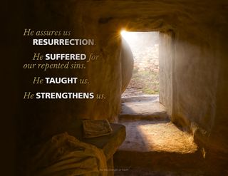 Christ’s empty tomb