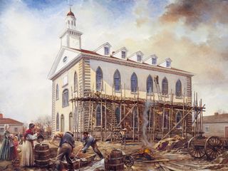 Kirtland Temple, by Walter Rane