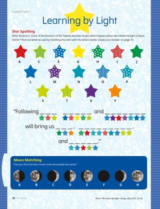 coded message with stars in different colors