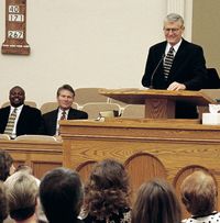 bishop speaking