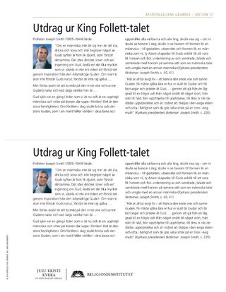 utdelningsblad, King Follett-talet