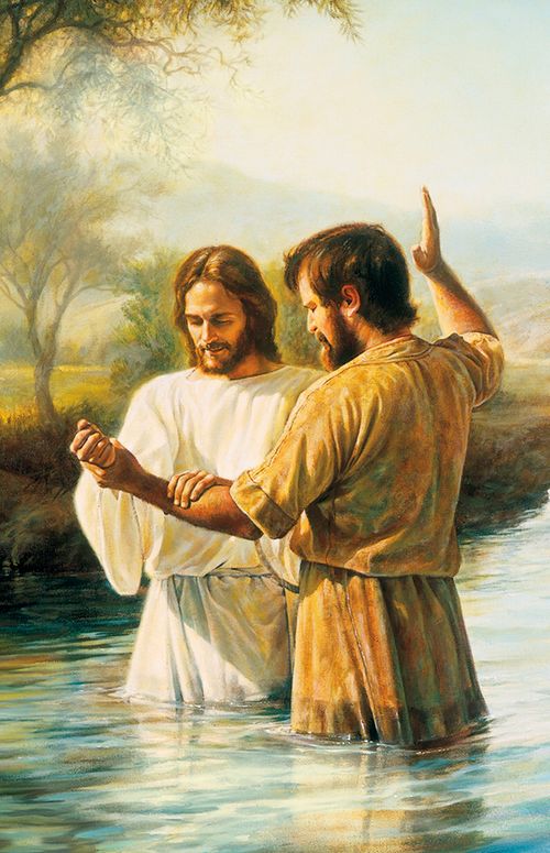 John baptizing Jesus