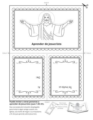 Hoja de actividades: Aprender de Jesucristo