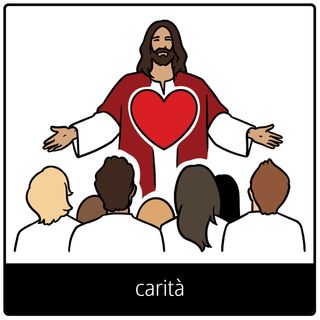 Simbolo del Vangelo “carità”