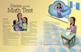 Danna and the math test