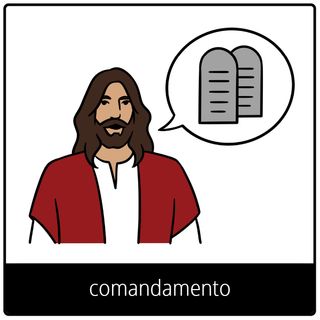 Simbolo del Vangelo “comandamento”