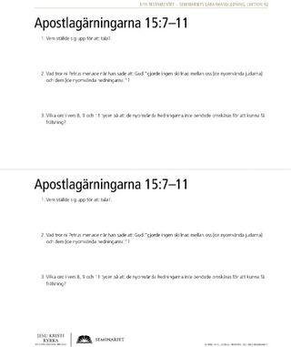 utdelningsblad