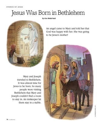 Jesus was born in Bethlehem 1