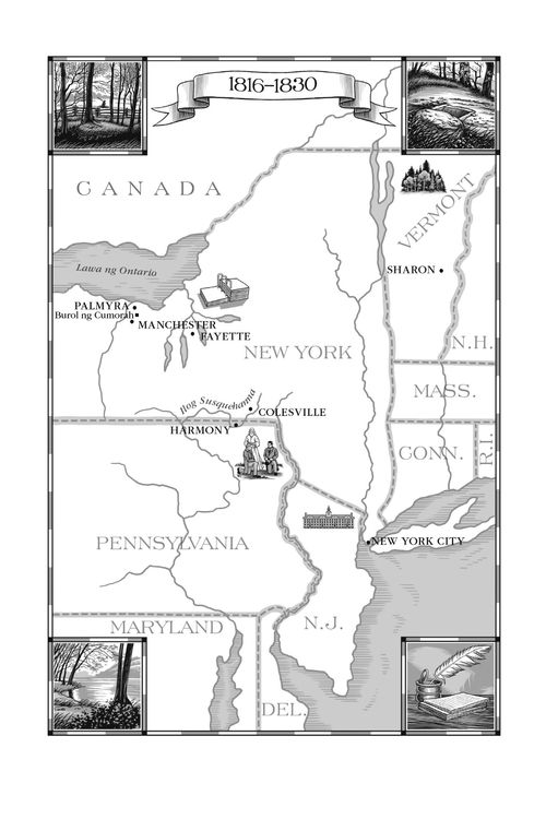 mapa ng New England
