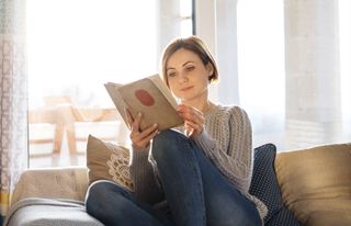 woman reading