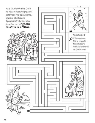 The Abrahamic Covenant coloring page