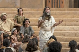 Jacob teaching the Nephites