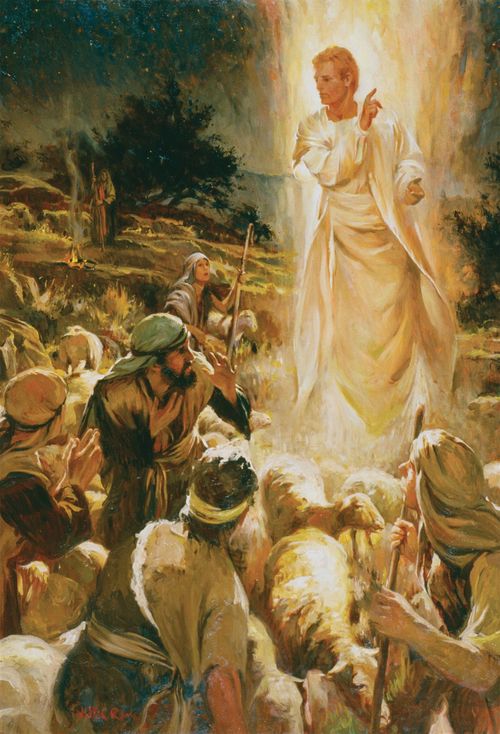 The Angel Appears to the Shepherds