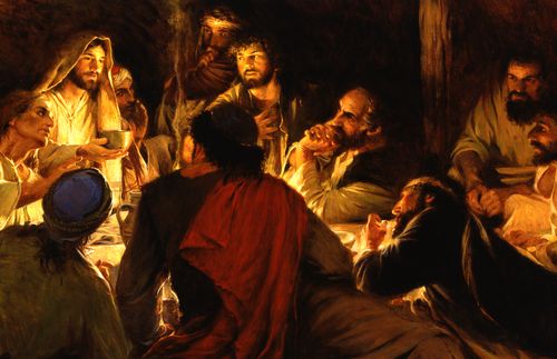 耶稣和祂的使徒共进最后的晚餐