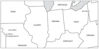 Karte: von Ohio nach Missouri