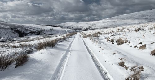 snowy road