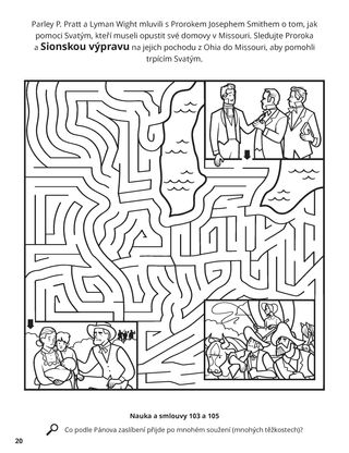 Zion’s Camp coloring page