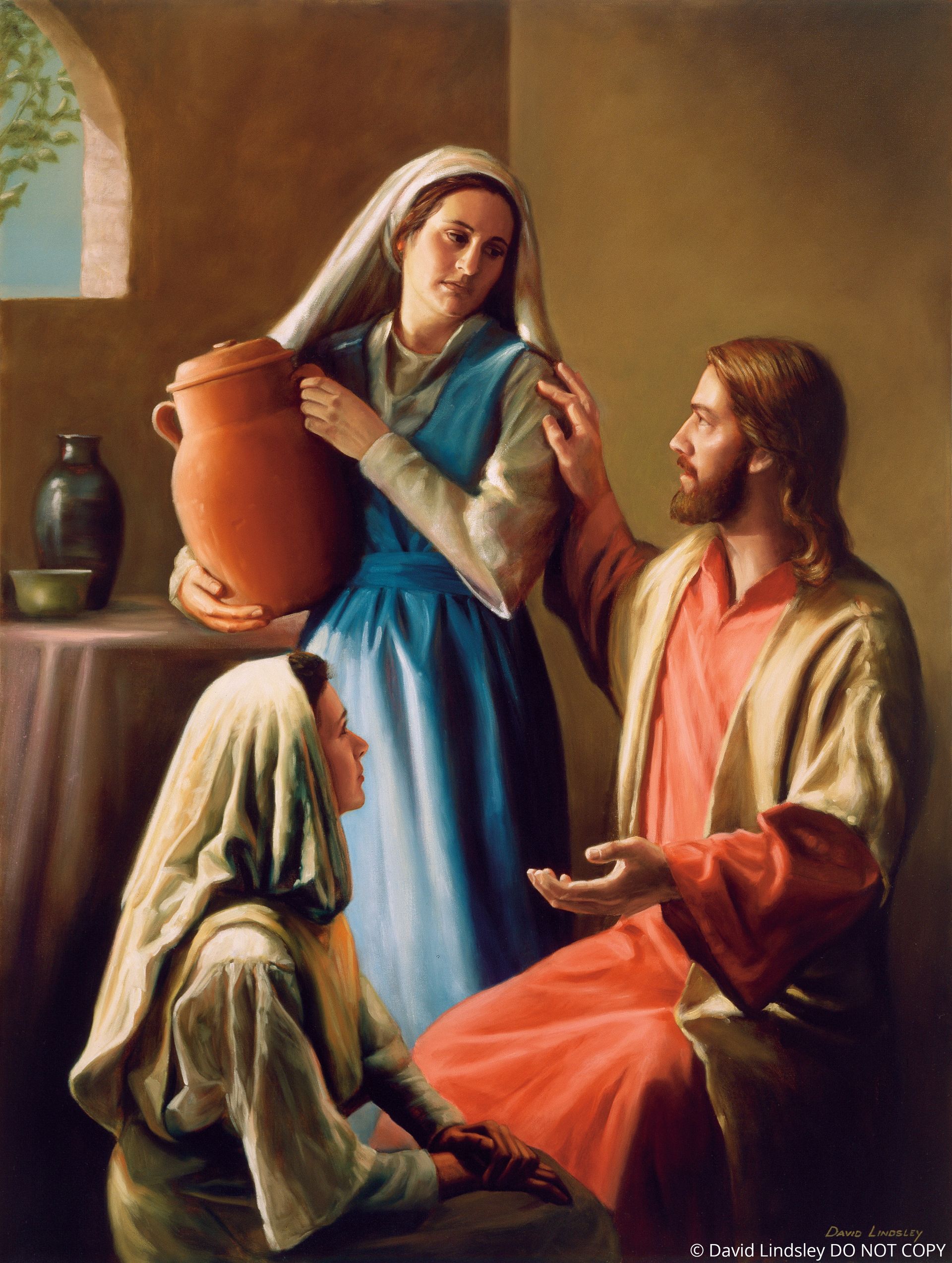 Cristo nella casa di Maria e Marta (Maria e Marta)