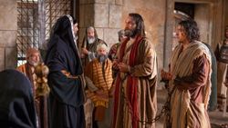 Peter and John preach in the name of Jesus Christ, and are brought before the leaders of the Jews for questioning