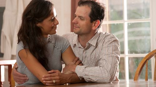 couple sitting together