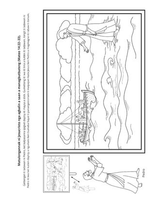panid iti aktibidad: Matulongannak ni Jesus a saan nga agbuteng