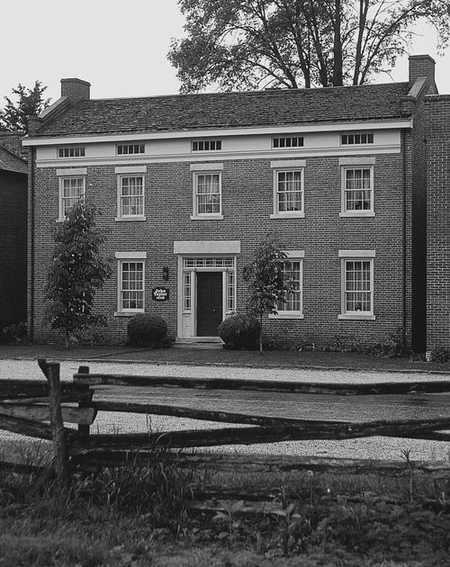 red brick house