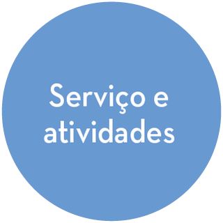 ícone de serviço e atividades